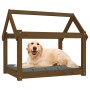 Hundebett aus massivem Kiefernholz, honigbraun, 81 x 60 x 70 cm von vidaXL, Betten für Hunde - Ref: Foro24-822210, Preis: 51,...
