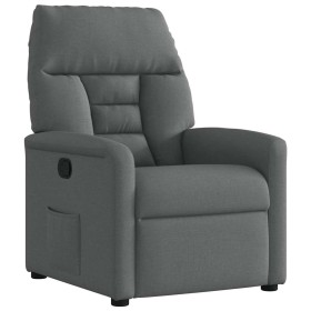 Sillón reclinable de tela gris oscuro Sillón reclinable de tela gris oscuro