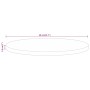 Tablero de mesa redondo madera maciza mango rugosa Ø 40x2,5 cm