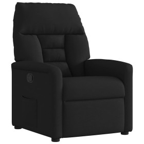 Sillón reclinable de tela negro Sillón reclinable de tela negro