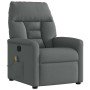 Sillón reclinable de masaje de tela gris oscuro en Sillones | Comprar online en Foro24