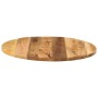 Tablero de mesa redondo madera maciza mango rugosa Ø 80x2,5 cm