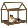 Massives Kiefernholzbett für Hunde in Honigbraun, 101x70x90 cm. von vidaXL, Betten für Hunde - Ref: Foro24-822215, Preis: 65,...