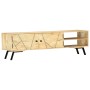 Mueble de TV madera maciza de mango 140x30x40 cm de vidaXL, Muebles TV - Ref: Foro24-286152, Precio: 202,05 €, Descuento: %