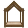 Solid pine wood dog bed in honey brown color, 71x55x70 cm by vidaXL, Beds for dogs - Ref: Foro24-822205, Price: 46,71 €, Disc...