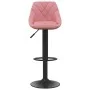Taburetes de cocina 2 unidades terciopelo rosa de vidaXL, Taburetes de cocina - Ref: Foro24-335354, Precio: 139,59 €, Descuen...
