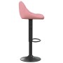Küchenhocker 2 Einheiten rosa Samt von vidaXL, Küchenhocker - Ref: Foro24-335354, Preis: 142,20 €, Rabatt: %