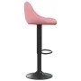Taburetes de cocina 2 unidades terciopelo rosa de vidaXL, Taburetes de cocina - Ref: Foro24-335354, Precio: 139,59 €, Descuen...