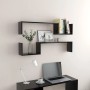 Wandregale 2 Stück schwarzes Sperrholz 100x15x20 cm von vidaXL, Regale und Regale - Ref: Foro24-807269, Preis: 24,91 €, Rabat...