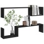 Wandregale 2 Stück schwarzes Sperrholz 100x15x20 cm von vidaXL, Regale und Regale - Ref: Foro24-807269, Preis: 24,91 €, Rabat...