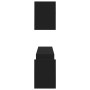 Wall shelves 2 pcs black plywood 100x15x20 cm by vidaXL, Shelves and shelves - Ref: Foro24-807269, Price: 24,91 €, Discount: %