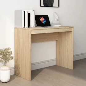 Escritorio de madera contrachapada color roble 90x40x72 cm de vidaXL, Escritorios - Ref: Foro24-800381, Precio: 41,95 €, Desc...