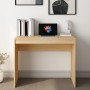 Escritorio de madera contrachapada color roble 90x40x72 cm de vidaXL, Escritorios - Ref: Foro24-800381, Precio: 39,77 €, Desc...