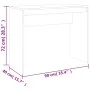 Schreibtisch aus Eichensperrholz 90x40x72 cm von vidaXL, Schreibtische - Ref: Foro24-800381, Preis: 41,97 €, Rabatt: %