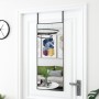 Türspiegel aus schwarzem Glas und Aluminium, 40 x 100 cm von vidaXL, Spiegel - Ref: Foro24-327408, Preis: 51,29 €, Rabatt: %