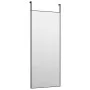 Black glass and aluminum door mirror 40x100 cm by vidaXL, Mirrors - Ref: Foro24-327408, Price: 50,61 €, Discount: %