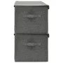 Storage boxes 2 units anthracite gray fabric 50x30x25 cm by vidaXL, Storage baskets - Ref: Foro24-332913, Price: 38,68 €, Dis...