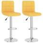 Küchenhocker 2 Einheiten senfgelber Stoff von vidaXL, Küchenhocker - Ref: Foro24-334246, Preis: 136,84 €, Rabatt: %