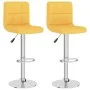 Taburetes de cocina 2 unidades tela amarillo mostaza de vidaXL, Taburetes de cocina - Ref: Foro24-334246, Precio: 133,72 €, D...