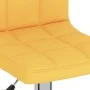 Taburetes de cocina 2 unidades tela amarillo mostaza de vidaXL, Taburetes de cocina - Ref: Foro24-334246, Precio: 133,72 €, D...
