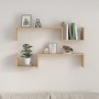 Wandregale 2 Stück Eichenholz 100x15x20 cm von vidaXL, Regale und Regale - Ref: Foro24-807271, Preis: 23,89 €, Rabatt: %