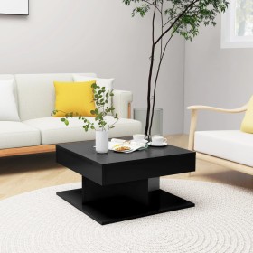 Black plywood coffee table 57x57x30 cm by vidaXL, Coffee table - Ref: Foro24-808369, Price: 43,79 €, Discount: %