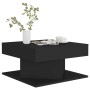 Black plywood coffee table 57x57x30 cm by vidaXL, Coffee table - Ref: Foro24-808369, Price: 43,79 €, Discount: %