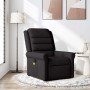 Sillón reclinable de masaje de tela negro en Sillones | Comprar online en Foro24