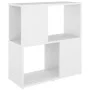 Bücherregal aus weißem Sperrholz, 60 x 24 x 63 cm von vidaXL, Bücherregale und Regale - Ref: Foro24-809062, Preis: 35,76 €, R...