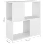 Bücherregal aus weißem Sperrholz, 60 x 24 x 63 cm von vidaXL, Bücherregale und Regale - Ref: Foro24-809062, Preis: 35,76 €, R...