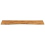 Tablero escritorio con curva madera mango rugosa 160x50x2,5 cm