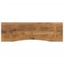 Tablero escritorio con curva madera mango rugosa 160x50x2,5 cm
