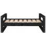 Bett für Hunde aus massiver schwarzer Kiefer 75,5x55,5x28 cm von vidaXL, Betten für Hunde - Ref: Foro24-821481, Preis: 47,37 ...