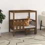 Solid pine wood dog bed honey brown 95.5x73.5x90 cm by vidaXL, Beds for dogs - Ref: Foro24-822385, Price: 93,00 €, Discount: %