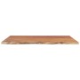 Encimera de baño rectangular madera maciza acacia 100x60x3,8 cm