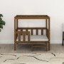 Hundebett aus massivem Kiefernholz, honigbraun, 95,5 x 73,5 x 90 cm von vidaXL, Betten für Hunde - Ref: Foro24-822385, Preis:...