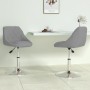 2pcs Light Gray Velvet Swivel Dining Chairs by vidaXL, dining chairs - Ref: Foro24-335283, Price: 129,01 €, Discount: %