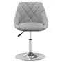 2 Stück drehbare Esszimmerstühle aus hellgrauem Samt von vidaXL, Essstühle - Ref: Foro24-335283, Preis: 118,05 €, Rabatt: %