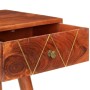 Solid acacia wood console table 90x35x76 cm by vidaXL, Side tables - Ref: Foro24-286174, Price: 151,14 €, Discount: %