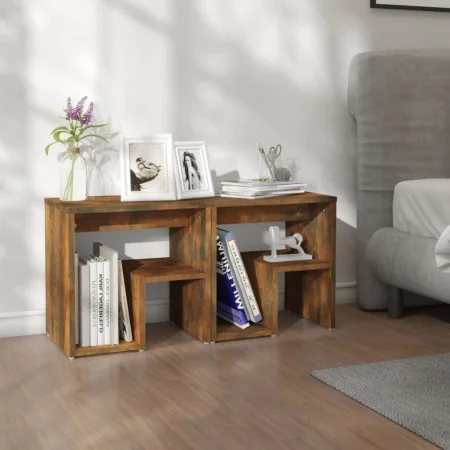 Nightstand 2 pcs smoked oak plywood 40x30x40cm by vidaXL, Nightstands - Ref: Foro24-815178, Price: 44,27 €, Discount: %