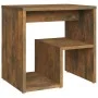 Mesita de noche 2 uds contrachapado roble ahumado 40x30x40cm de vidaXL, Mesitas de noche - Ref: Foro24-815178, Precio: 43,64 ...