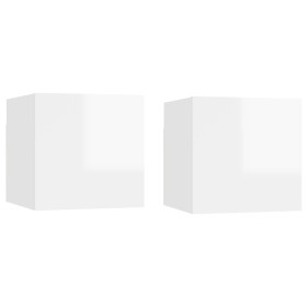 Nightstands 2 pcs white engineered wood 30.5x30x30 cm by vidaXL, Nightstands - Ref: Foro24-3079725, Price: 53,88 €, Discount: %