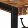 Perchero multicolor madera maciza reciclada 80x35x35 cm