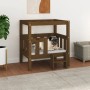 Massivholz Kiefer Hundebett Honigbraun 65,5x43x70 cm von vidaXL, Betten für Hunde - Ref: Foro24-822375, Preis: 64,03 €, Rabat...