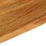 Tablero de mesa borde natural madera maciza mango 50x40x2,5 cm