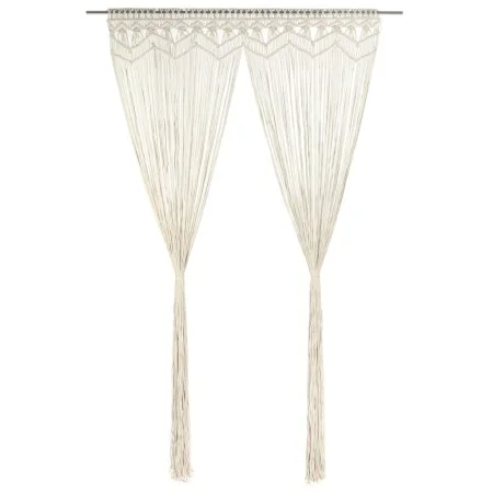 Cortina de macramé algodón 140x240 cm de vidaXL, Cortinas y visillos - Ref: Foro24-323976, Precio: 47,40 €, Descuento: %