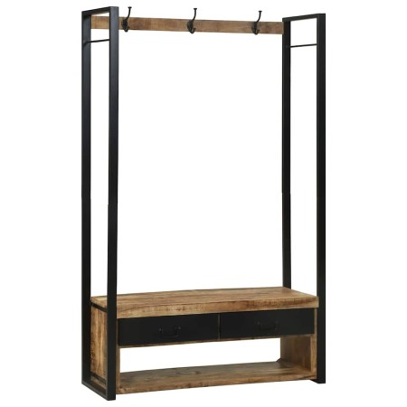 Perchero Marrón 110 x 40 x 185 cm Madera maciza de Mango