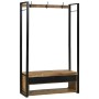 Perchero Marrón 110 x 40 x 185 cm Madera maciza de Mango