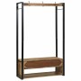 Perchero Marrón 110 x 40 x 185 cm Madera maciza de Mango