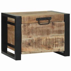 Baúles de Almacenamiento 40 x 30 x 30 cm Madera maciza de Mango Baúles de Almacenamiento 40 x 30 x 30 cm Madera maciza de Mango